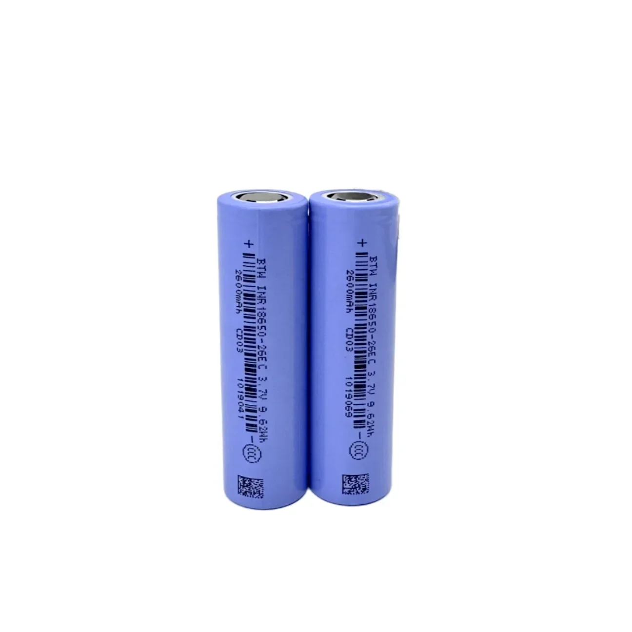 INR18650 26EC Li-ion bateria recarregável, 3.6V, 2600mAh, rechargeable batterySuitable for clock remote control batteries