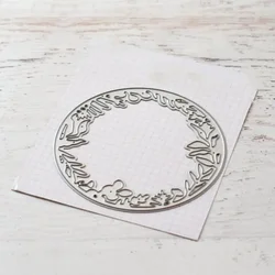 Flower Circle Metal Cutting Dies for DIY Scrapbooking Album Paper Cards Decorative Crafts Embossing