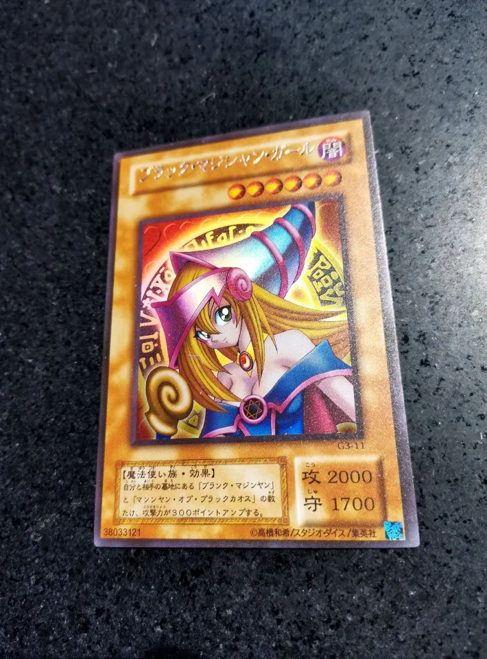 1 Stück/Set Diy Yu-Gi-Oh! Black Magician Girl Self Control Collect Signature Trading Flash Card Anime Cartoon Geschenkspielzeug
