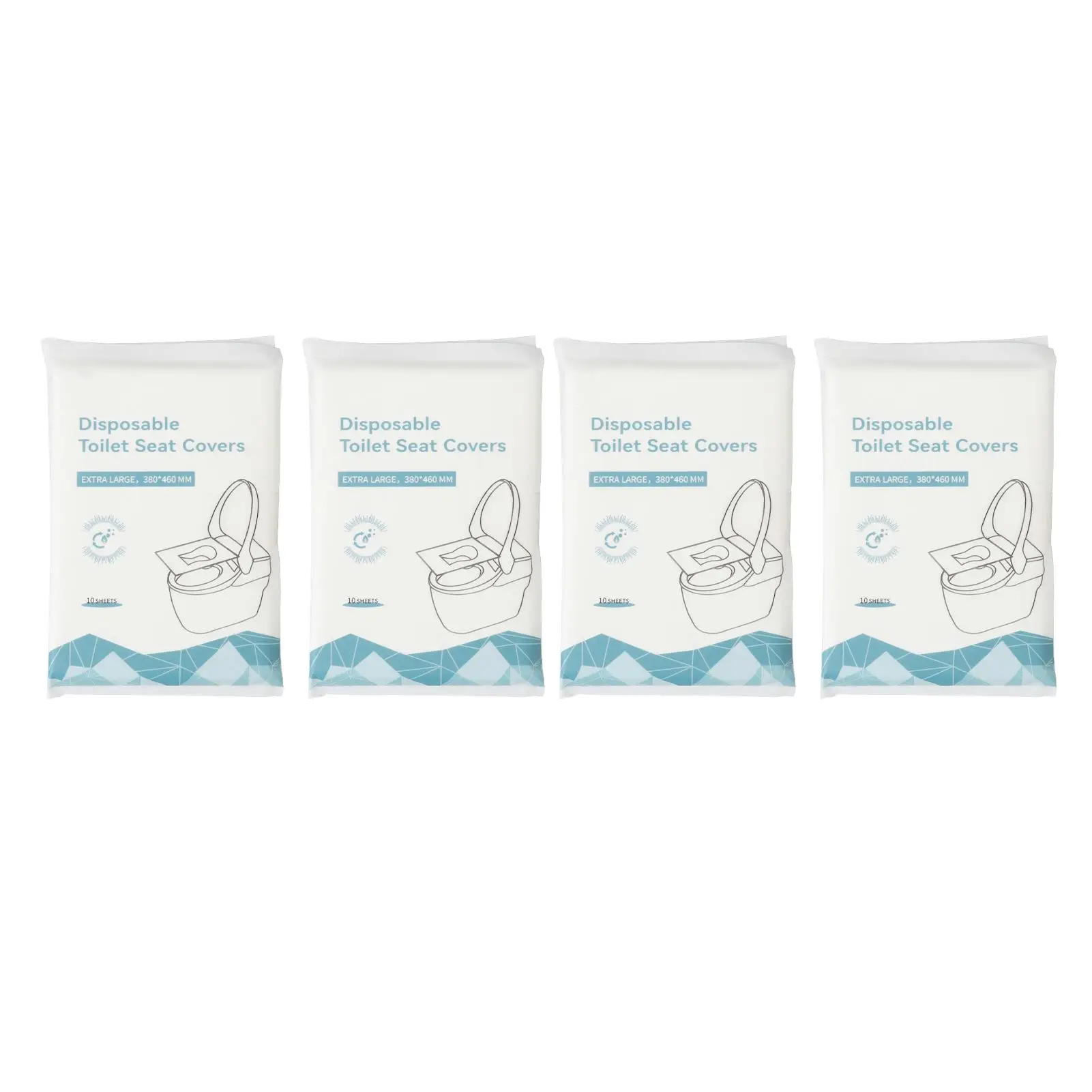 Flushable Disposable Toilet Cover - Compostable Universal Unisex Essential Liners for beauty Salon