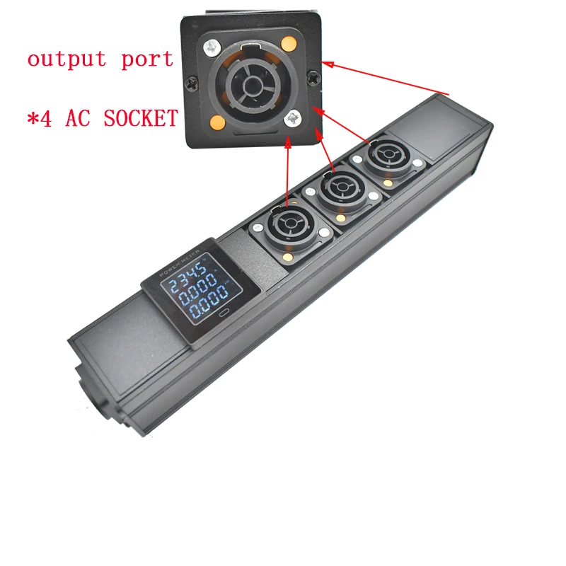 NAC3FPX NAC3MPX PDU Power strip Schuko Powerlink box audio 3P aviation display digitale amperometro socket