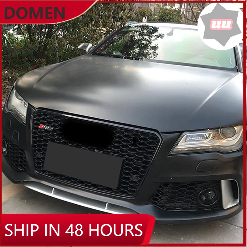DinCh Für Audi RS7 A7 2009-2018 Auto Frontstoßstange Unterer Spoiler Unterer Diffusor Lippe Upgrade Frontlippe Auto-Modifikationen