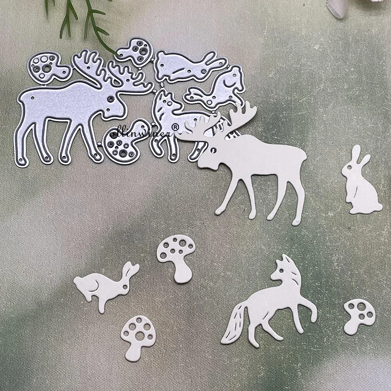 

Металлические вырубные ножи с изображением животных пустыни для скрапбукинга, альбомов, бумажных открыток, декоративных поделок, тиснения и вырезания
