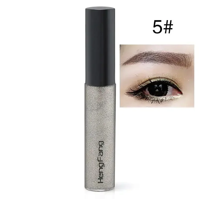 Hengfang Brand Professional Liquid Eyeliner Glitter Eyes Makeup Party Eye Liner Shimmer Waterproof Cosmetics Beauty 8 Colors