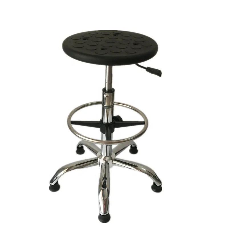 Tabouret de laboratoire avec tige d'air, chaise de levage pneumatique, chaise de laboratoire sans statique, haute qualité, bon prix