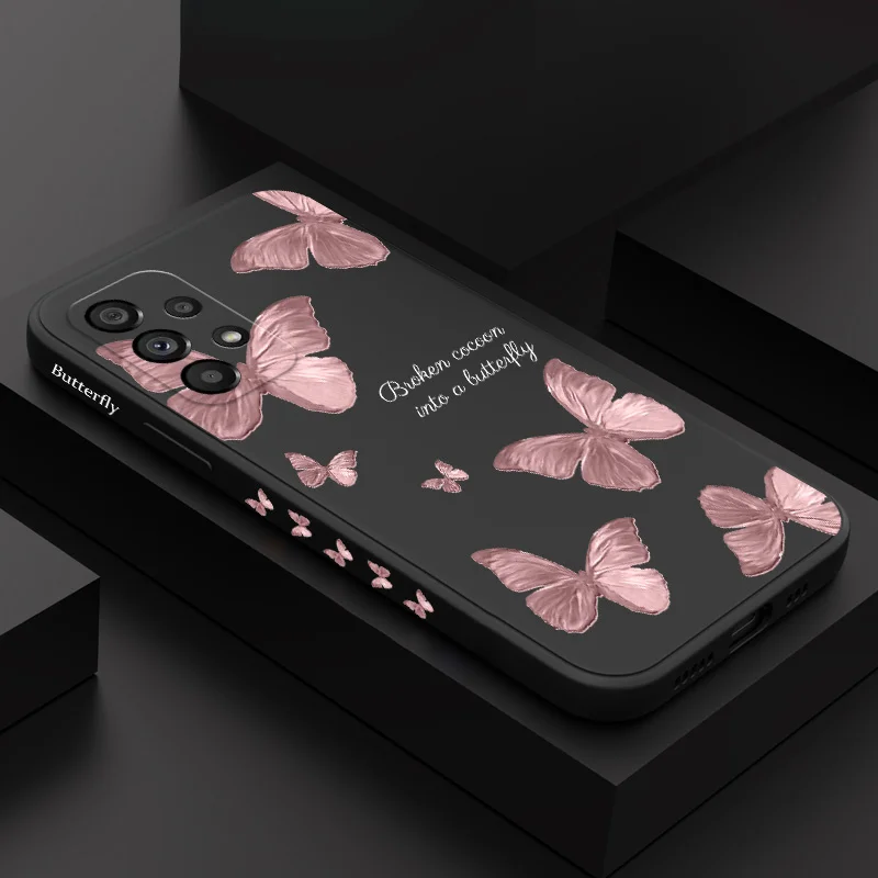 

Fluttering Butterflies Phone Case For Samsung Galaxy A73 A53 A33 A23 A13 A03 A72 A52 A52S A32 A22 A12 A71 A51 A31 A21S 4G 5G Cov