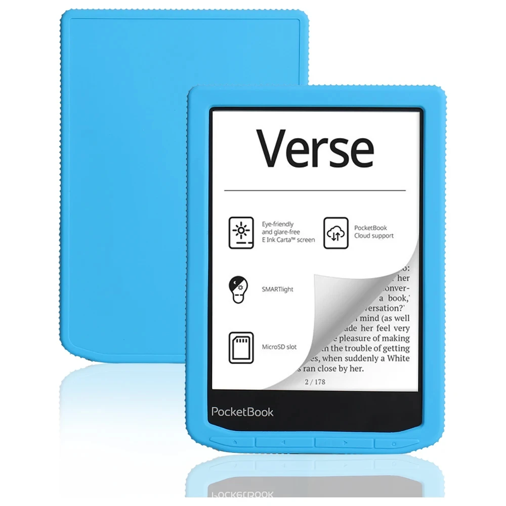 Slim Soft Silicone Back Funda Cover For PocketBook Verse Pro Color Case PB634 PB629 6' EBook Shockproof Protective Shell