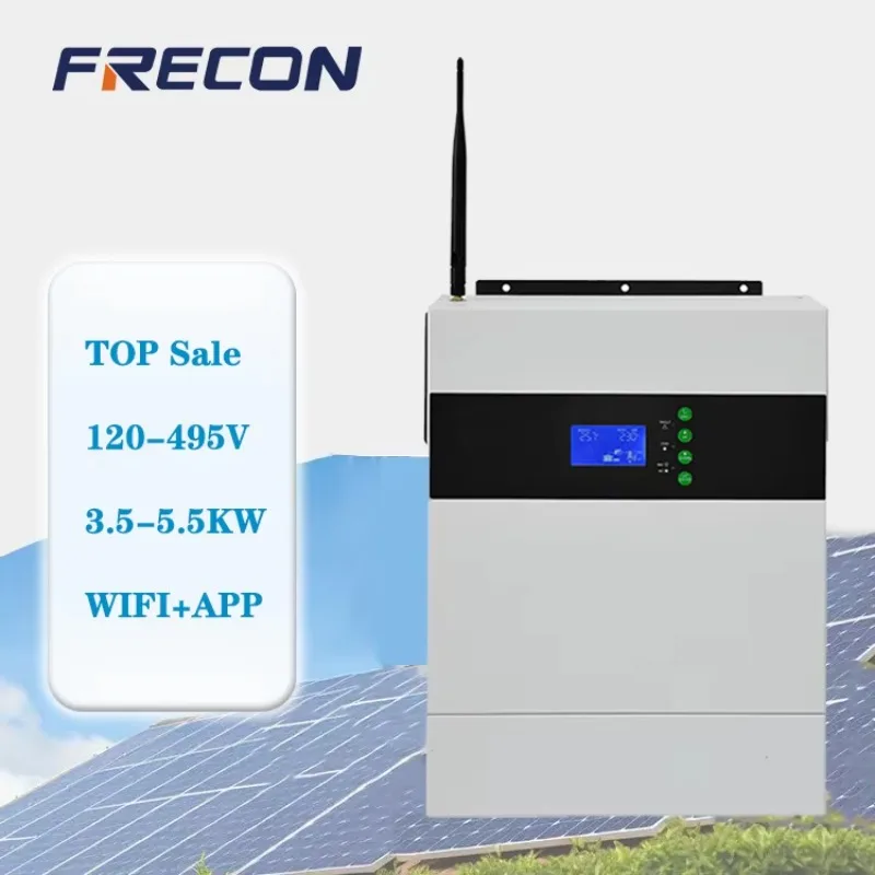 Hybrid Solar Inverter 3kw 5kw on Grid Off-Grid Solar Inverters  with Mppt Solar Charge Controller Home