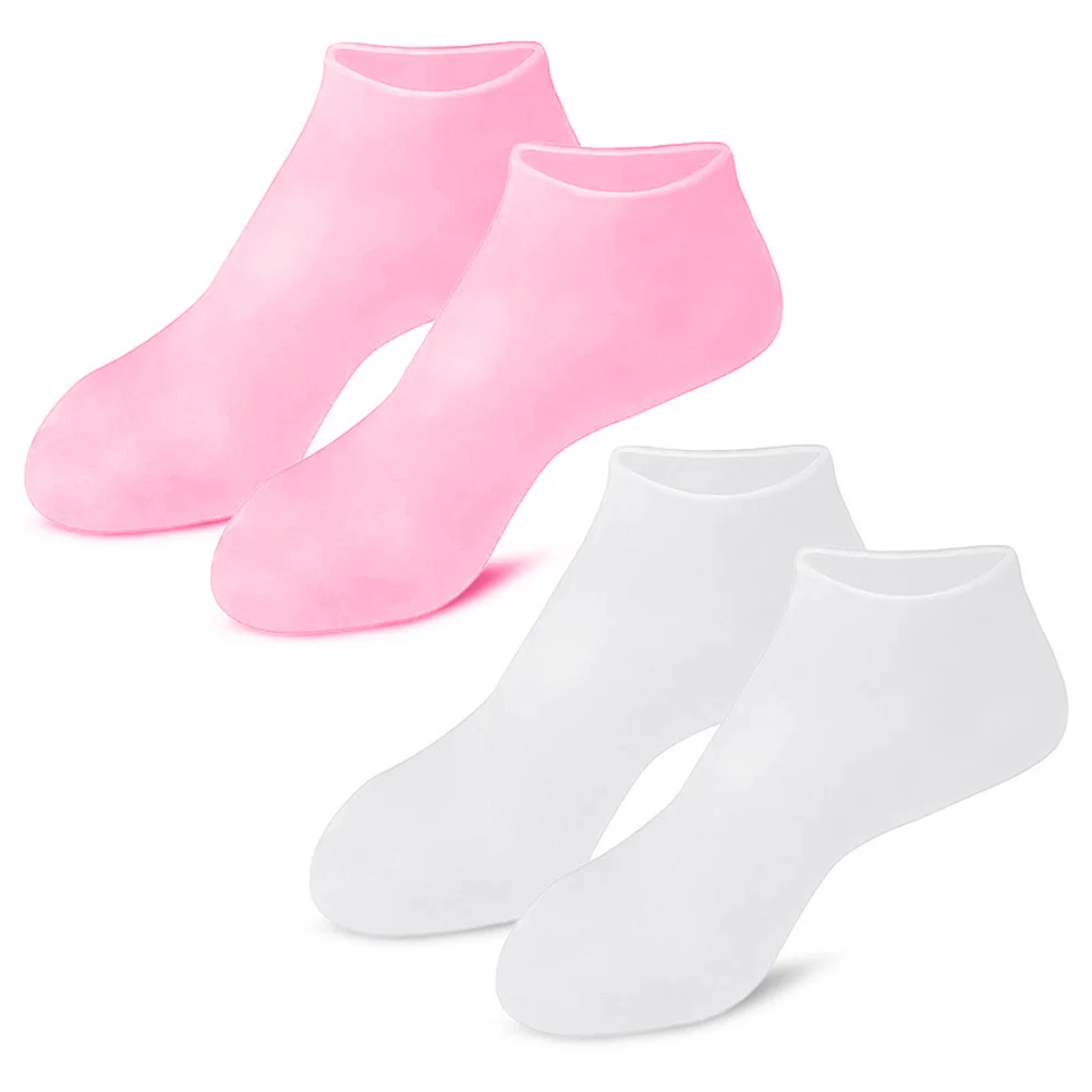 

Silicone Foot Spa Socks Care Spa Moisturizing Gel Socks Exfoliating Dry Cracked Soft Skin Sock Foot Spa Socks