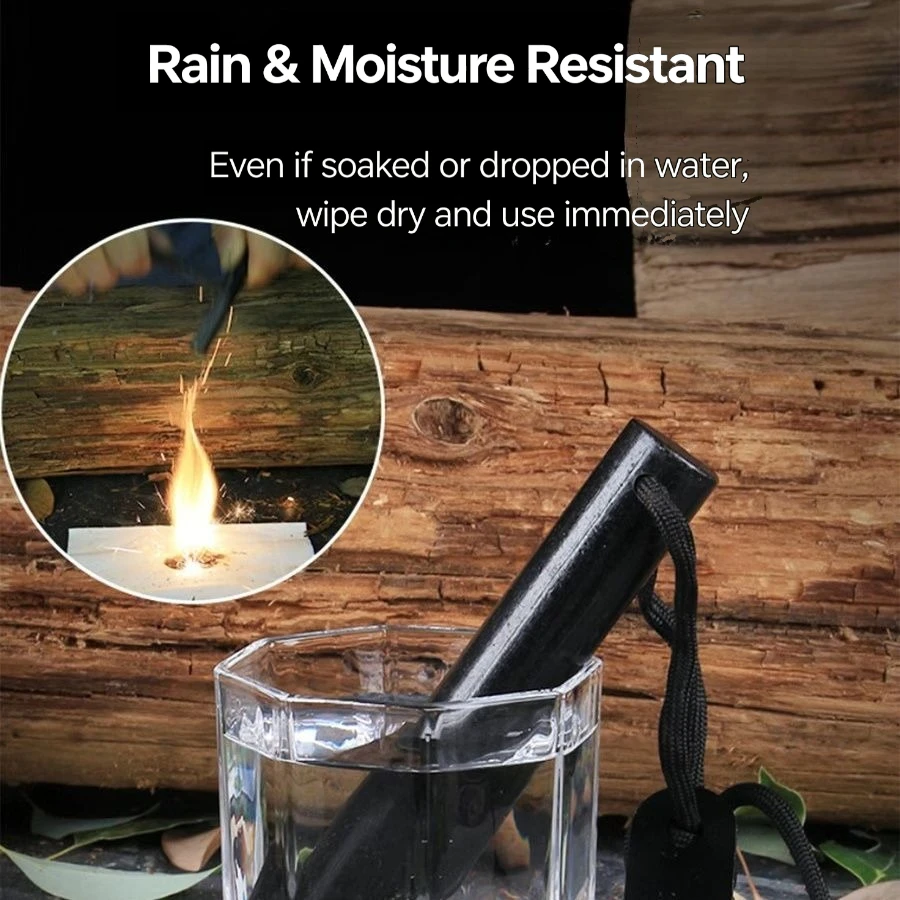 Magnesium Fire Starter - Solidny rozpalacz ognia z magnezu, wielofunkcyjny
