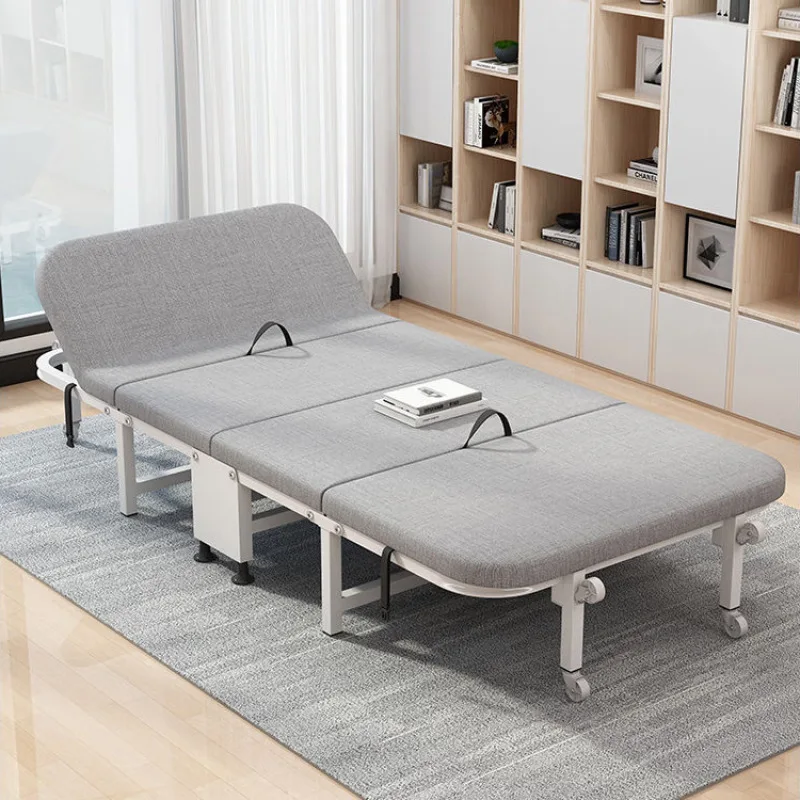 

Folding single bed, office nap, four-fold bed