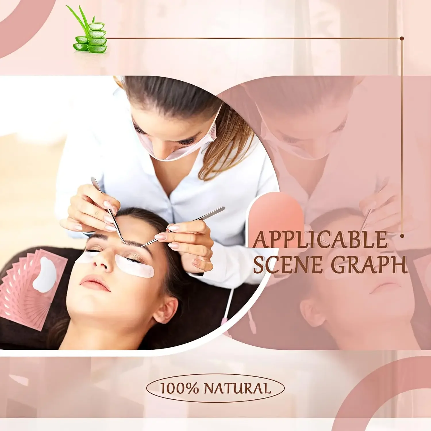 وسادات تمديد رموش جديدة على شكل حرف U، رقع تحت العين قابلة للتنفس لعزل الرموش أثناء التمديد #5