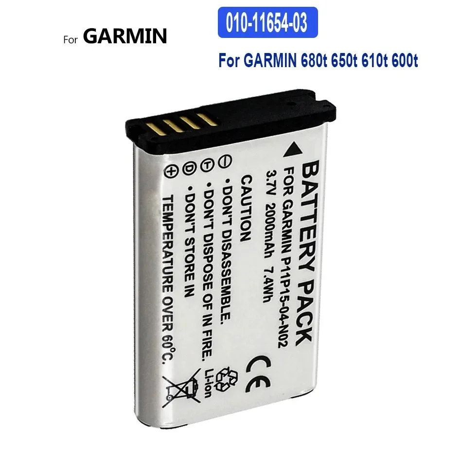 Replacement Battery 2000mAh-2600mAh For GARMIN Alpha 100 DC50 GAA002 Monterra 680t 650t 610t 600t 650 650T 600 Handheld GPS