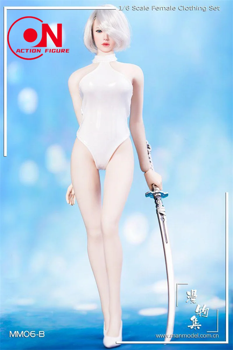 Mm06 1/6 escala 2b menina maiô garfo alto macacão roupas modelo caber 12 ''feminino soldado figura de ação bonecas