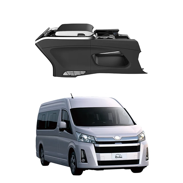 

Подходит для Toyota Hiace: Компрессор/электронный холодильник для подлокотника, модификация интерьера, беспроводная зарядка, подстаканник.