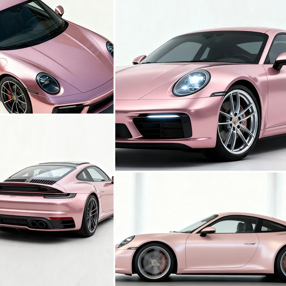 Elektro Optische Metallic Paars Blauw Auto Vinyl Wrap Voertuig Wraps Auto Wrapping Film