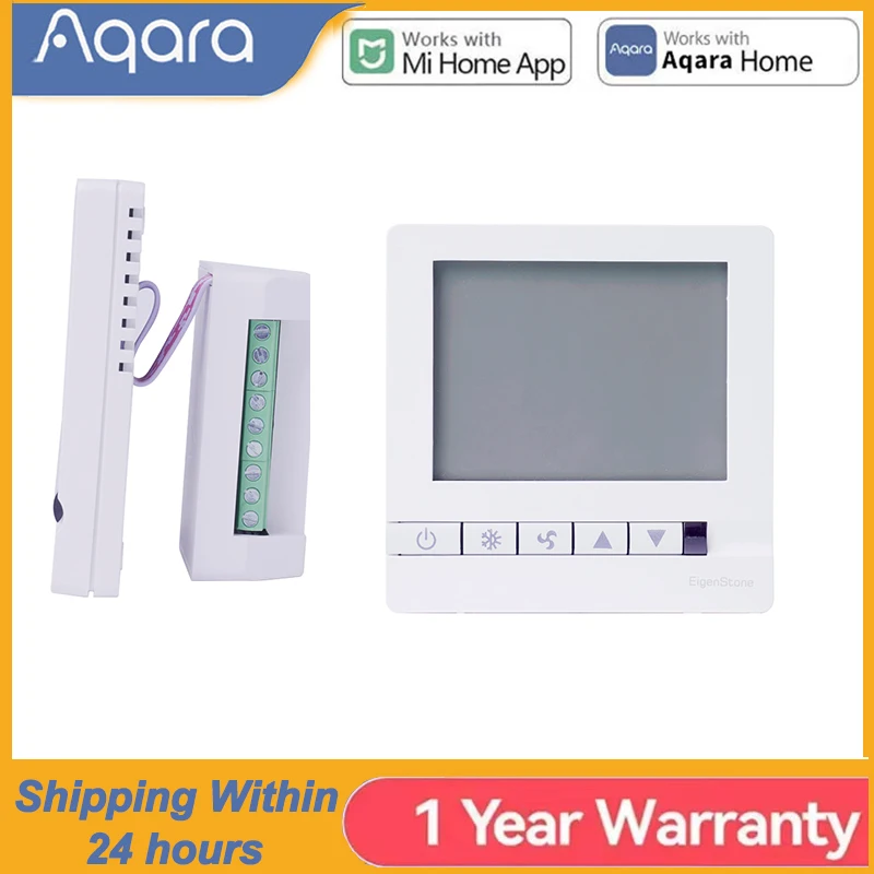 

Aqara Thermostat S2 Central Air Conditioning Controller Floor Heating Controller Work For Xiaomi Mijia Mi Home APP Smart Home