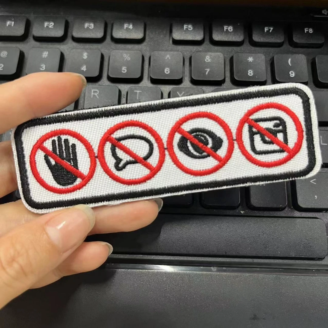 Предметы, которые не разрешены сделать, искусственные и петлевые нашивки, тактический Браслет для морального духа