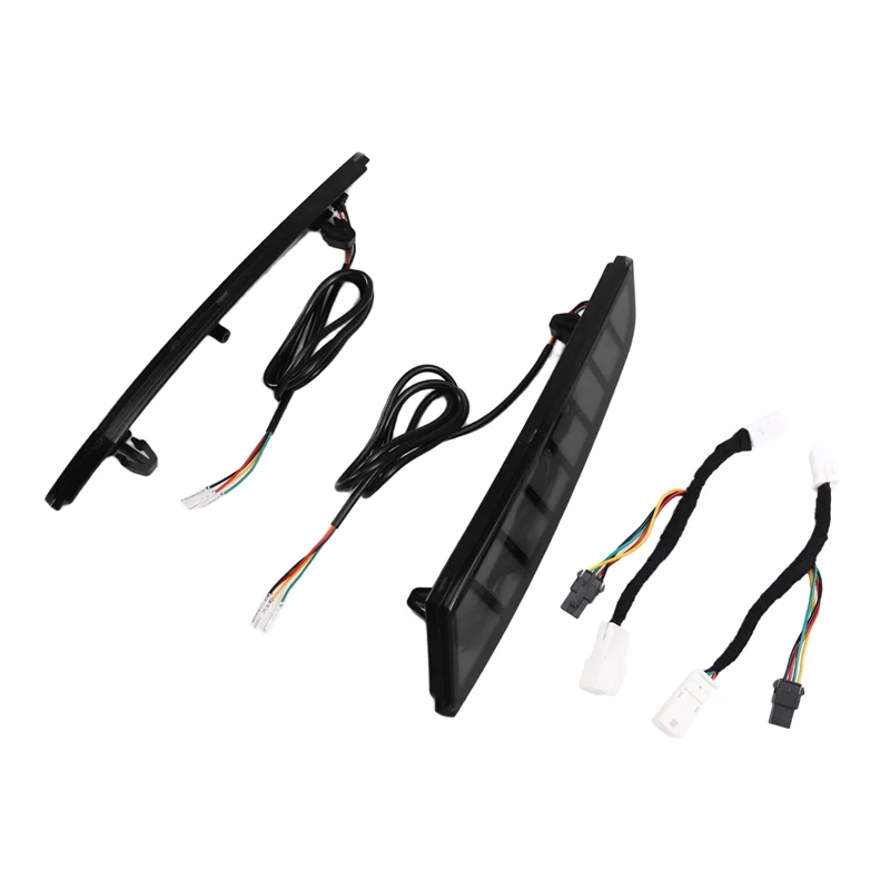

WO-Car LED Tail Brake Reflector Stop Signal Lamp Rear Bumper Warning Light Turn Signal For BYD Dolphin Mini 2024 Black