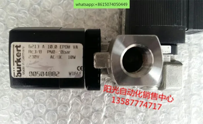 

German burkert Baode solenoid valve 6213 00504882,3/8 teeth with 230V new color and good performance.