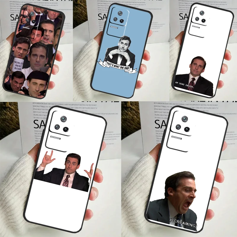 Michael Scott The Office Humor Case For Xiaomi 13 14 Ultra 11T 12T 13T Pro 12 Lite POCO X6 M6 Pro X3 X4 X5 M5s F3 F5 Cover