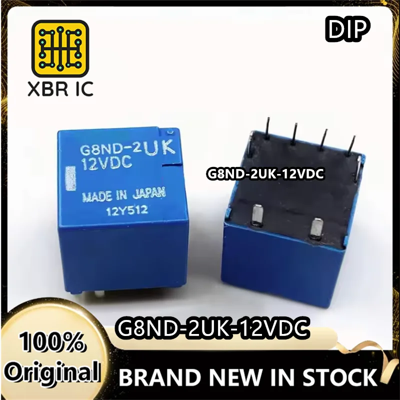 

(4/20 pieces) G8ND-2UK-12VDC 8-pin Automotive Dashboard Vulnerable Module Power Relay Brand New Genuine Original In Stock