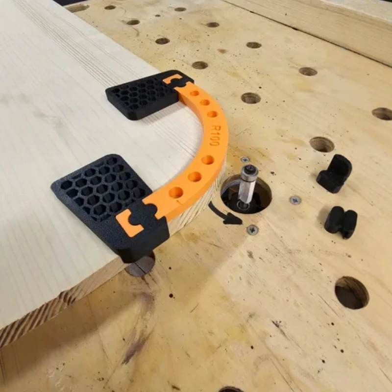 Woodworking Round Corner Radius Template Set Inside Outside Corner Radius Routing Templates Aluminium Locator Template