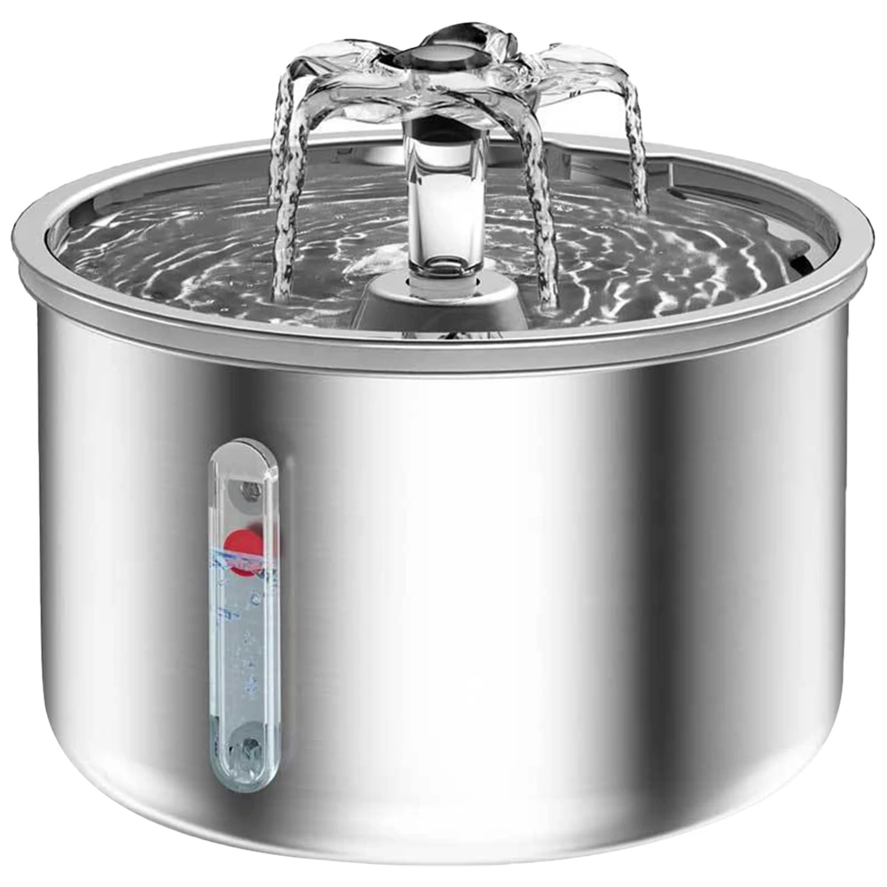 2l automatischer Haustier wasser brunnen Edelstahl Smart Wassersp ender ultra-leise Pumpe Katze Hund Schüssel Brunnen für Indoor-Haustier