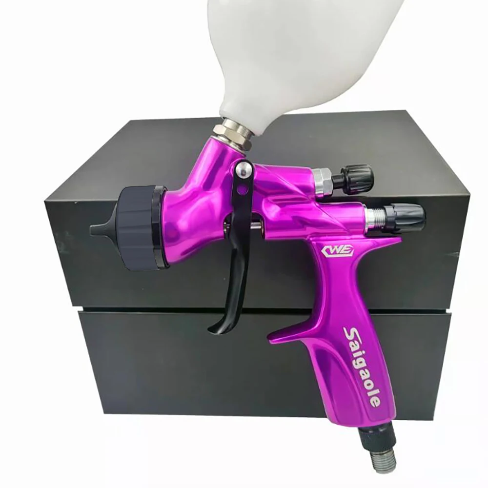 

New Saigaole Boutique Environmental Protection Spray Gun High Atomization Professional Spray Gun Nozzle 1.3mm Cup Capacity 600ml