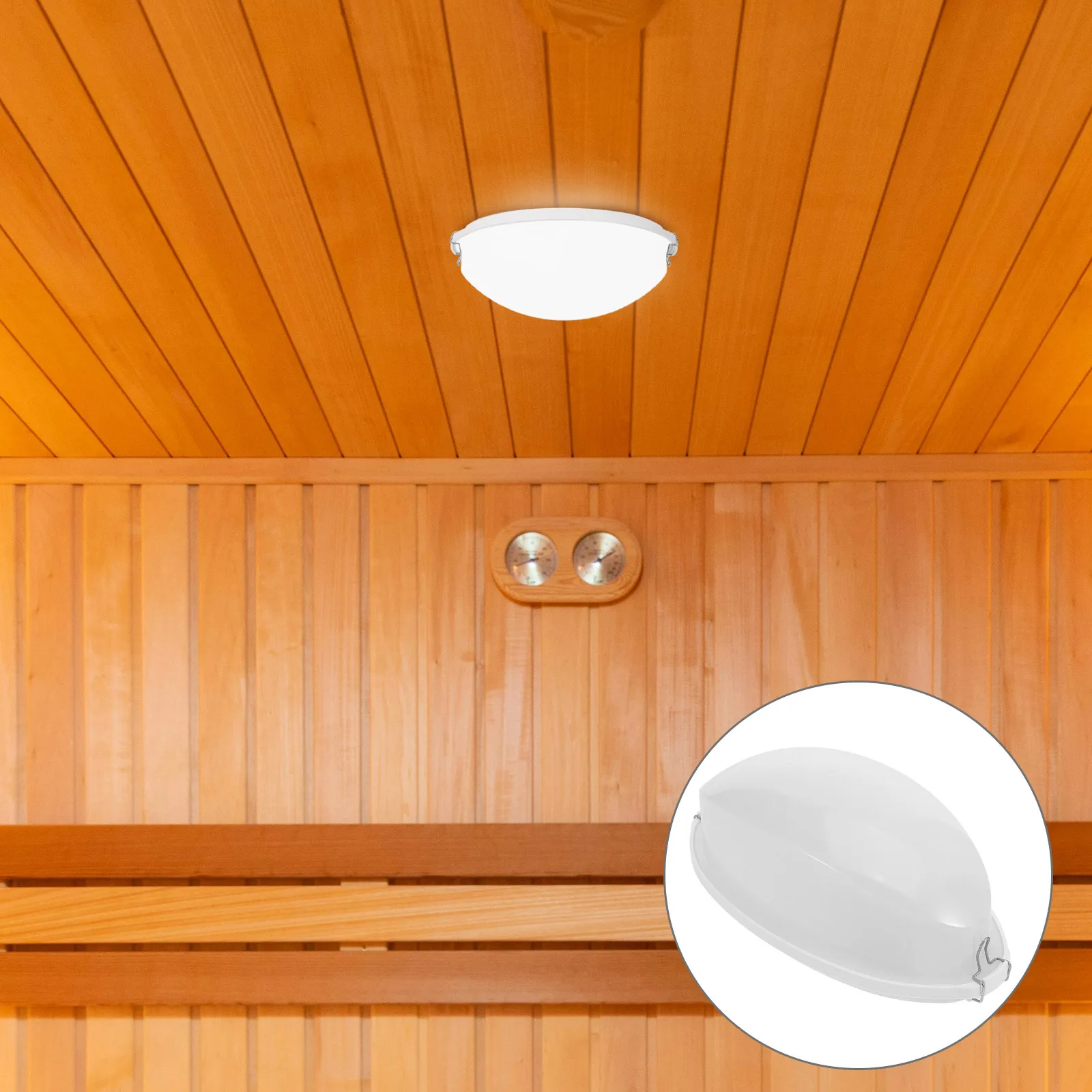 مصباح ساونا مقاوم للانفجار زجاج معدني صغير ساونا ضوء غرفة البخار مكافحة الضباب ضوء الجدار مصباح ملحقات غرفة البخار #5