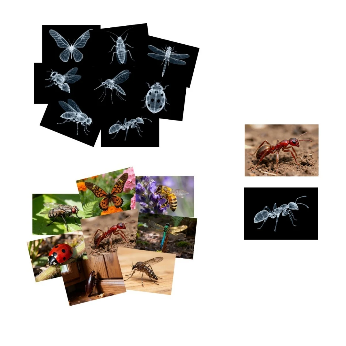 

16 видов сельскохозяйственных животных, насекомых, морских обитателей, динозавров, рентгеновские снимки скелетов домашних животных, исследование скелетов животных, научный набор, подходит для легкого изучения