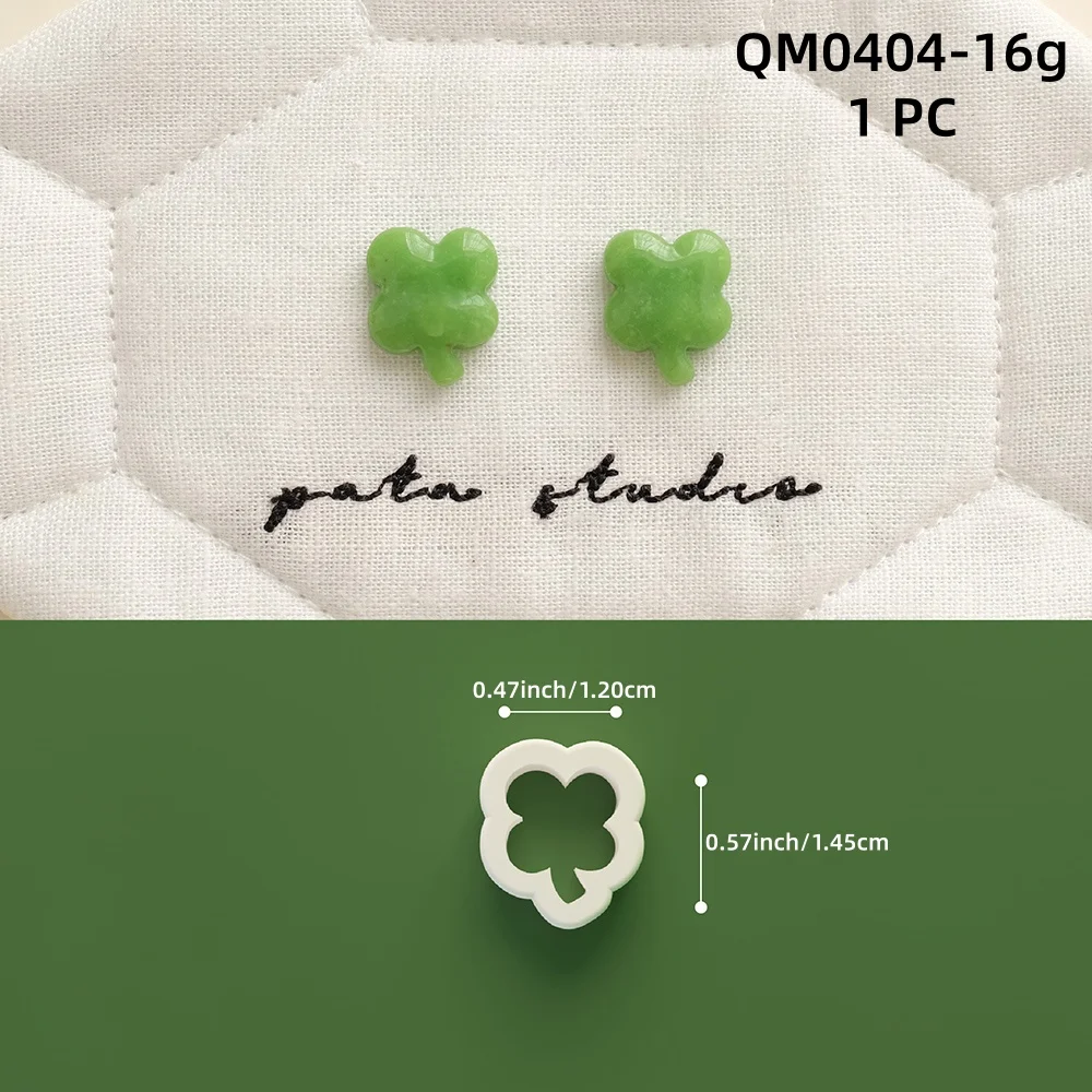 1 Stück Mini-Schmuckherstellungs-Set, Niedliche Ohrringe, Polymer-Ton-Ausstecher, Tulpen-/Schmetterlings-Töpferform, DIY-Knopf-Anhänger, Tonpresswerkzeuge – Detail 12
