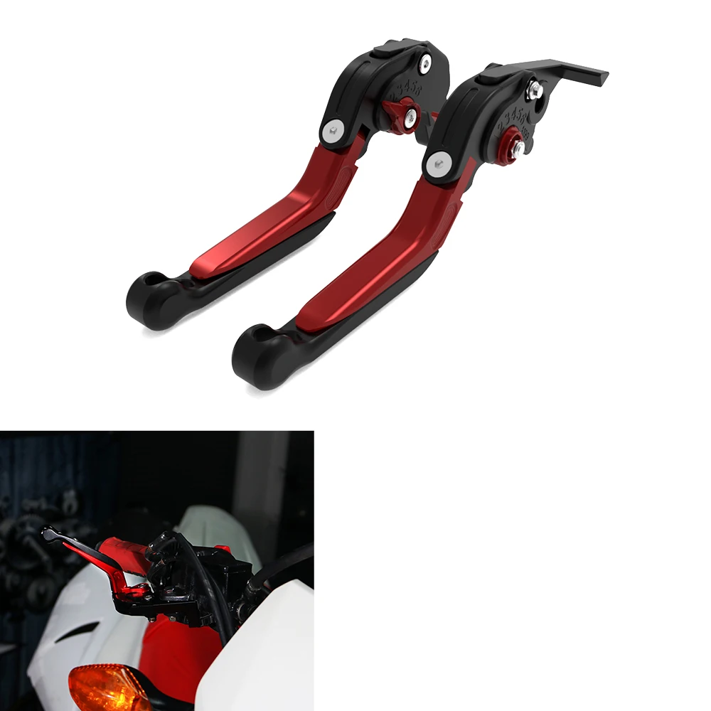 Motorbike Adjustable Folding Brake Clutch Levers For Kawasaki VN1500 Classic/Tourer/Fi/Drifter/Mean Streak VN1600 Classic Tourer