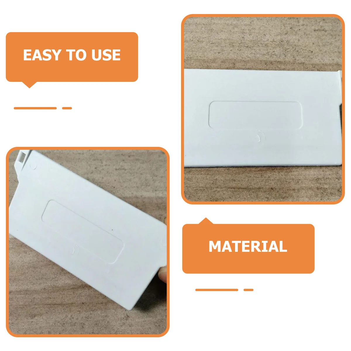 

10pcs Blind Bottom Weights Replacement Slats Premium Material Home Use Simple Installation Practical Vertical Curtain