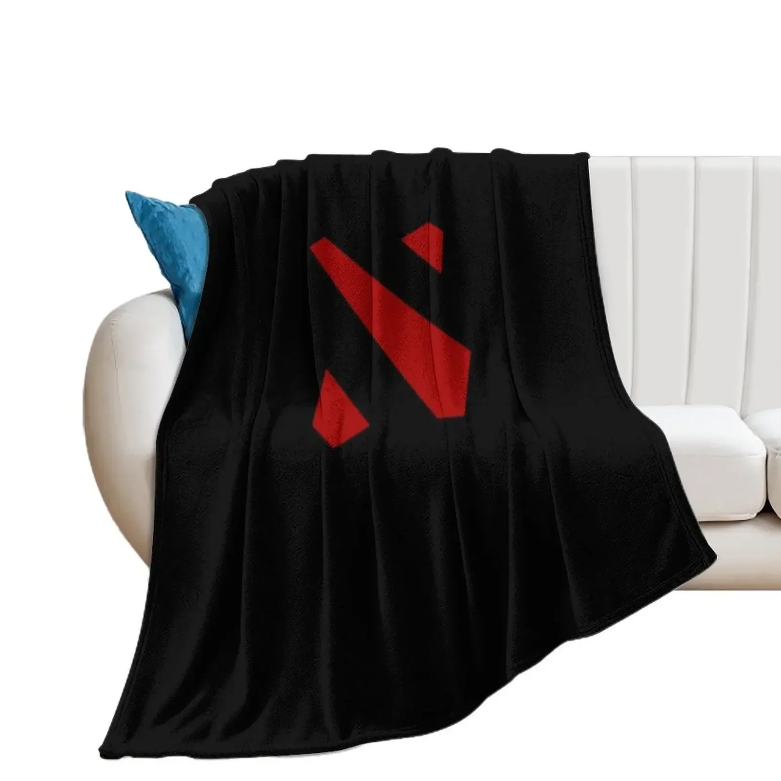 Dota 2 Left Crest Logo Throw Blanket Luxury Throw Hairys Luxury Brand Tourist Blankets