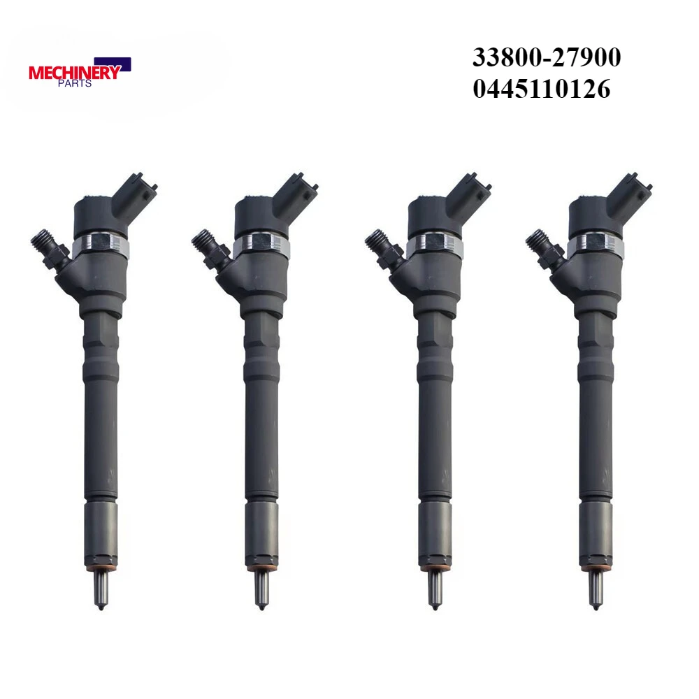 

4PCS X Diesel Fuel Injector for Hyundai Santa Fe Kia Cummins 0445110126 33800-27900
