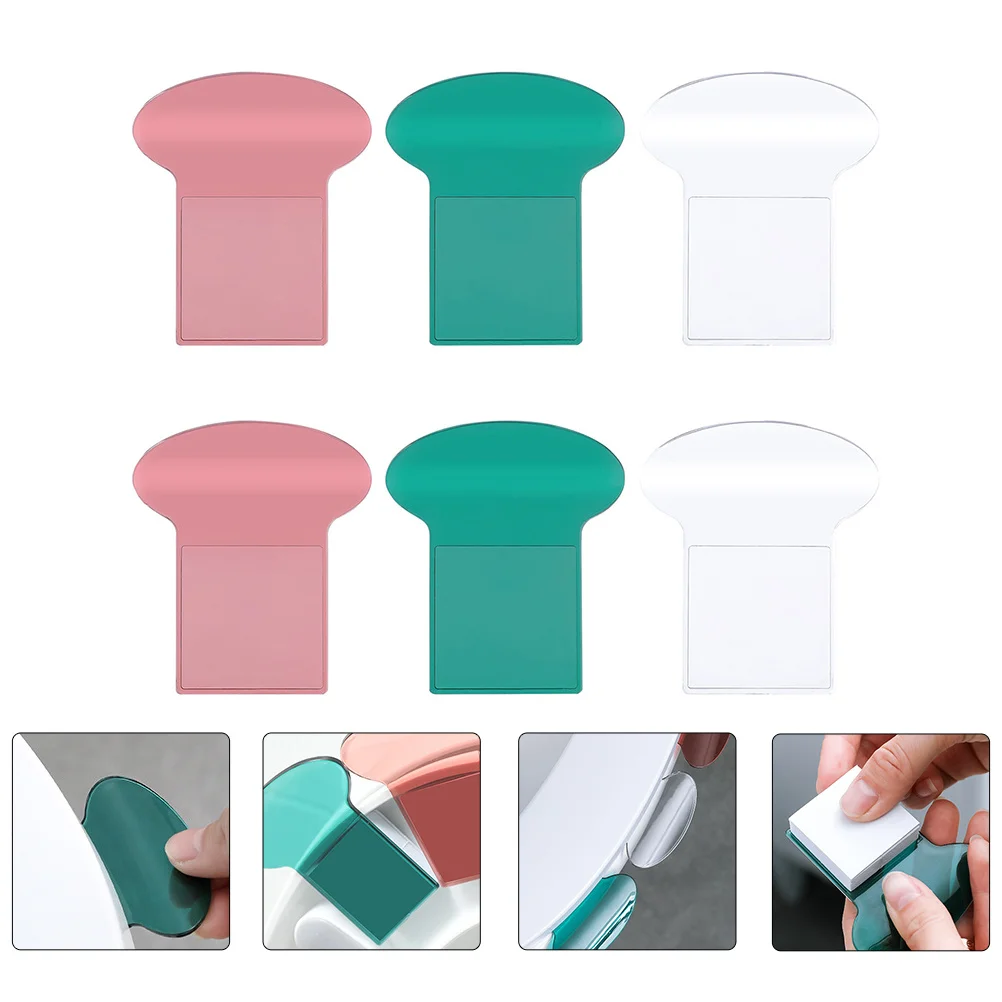 

6pcs Lid Lifter Portable Seat Cover Lifter Bathroom Accessories For Universal Toilet Seat Cover Toilet Supplies