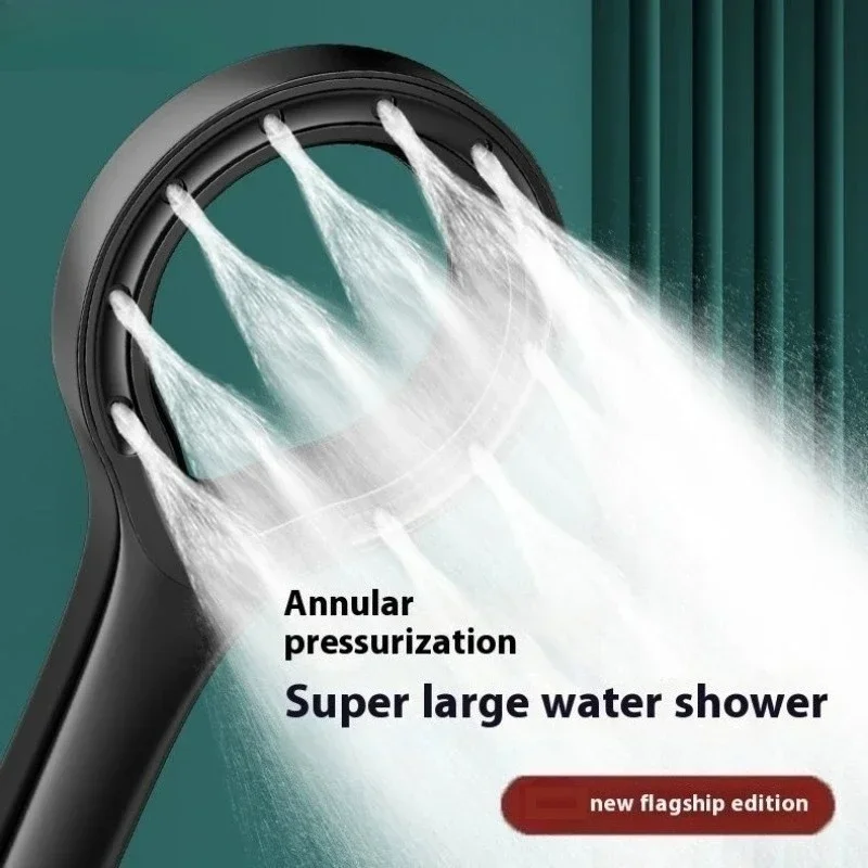 

Bathroom Showerhead Spray Bath Bathroom Pressurized Handheld Anti Limestone Filter Shower Mixer Tap Panel for Home Accessories