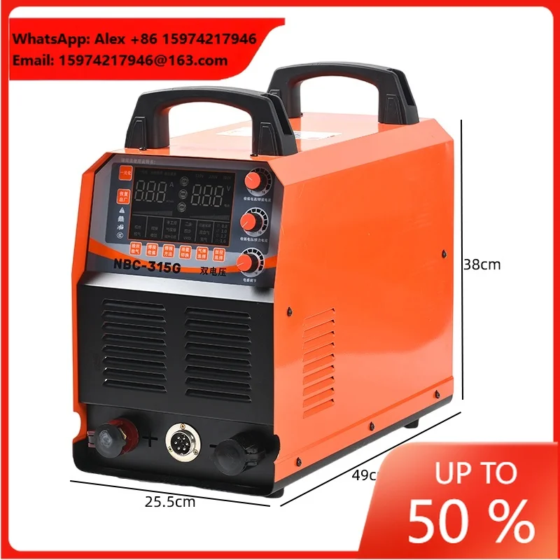 OEM NBC 315G 210A New IGBT Inverter MIG Welder For Stainless Steel