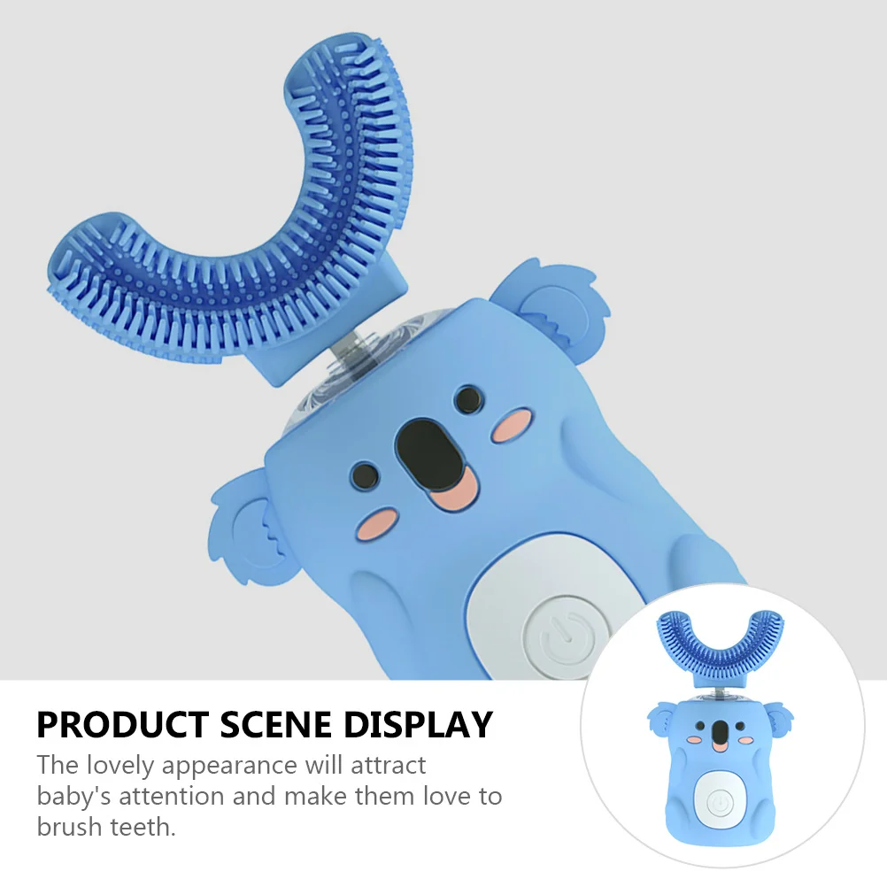 

Musical Children Electric Toothbrush Cartoon Koala Shape Rechargeable Kids U-Shape Toothbrush Baby Safety Teeth Caring Tool