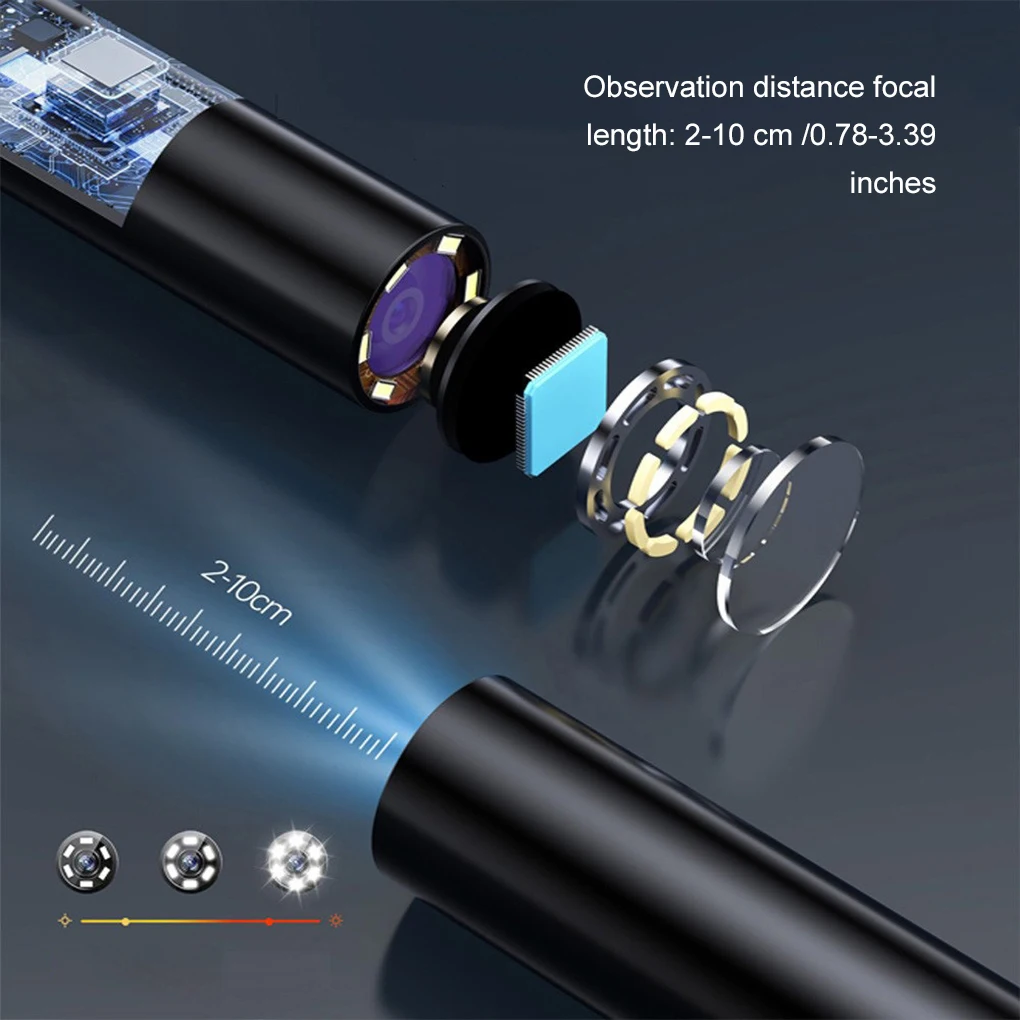 Obiektyw 8 mm z 3-calowym dużym ekranem i zdjęciem 1080P Bateria o dużej pojemności 8 diod LED