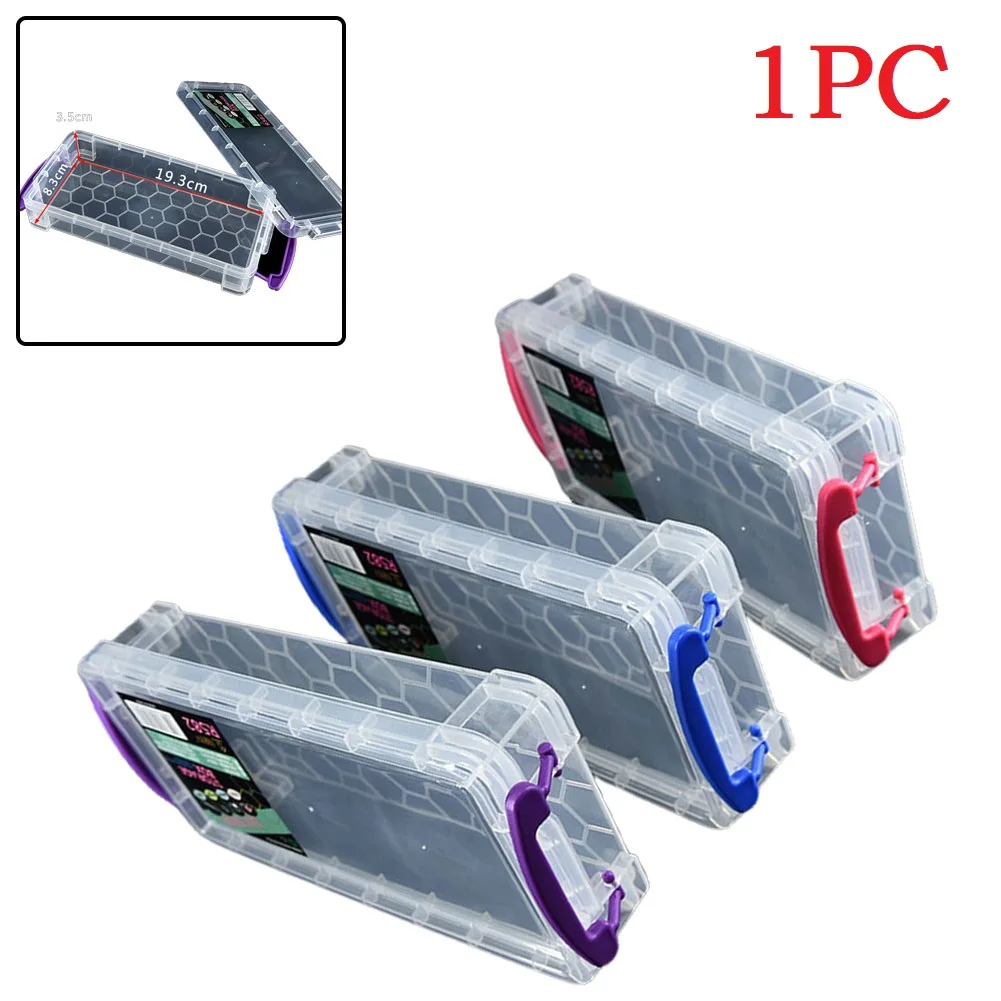 Mini Plastic Storage Box Screw Organizer School Parts Organizing Screw Tools Organizer Transparent Container Case Box