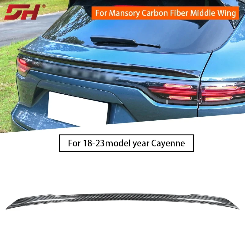 

For Porsche Cayenne 9Y0.1 2018-2023 Mansory Carbon Fiber Center Wing