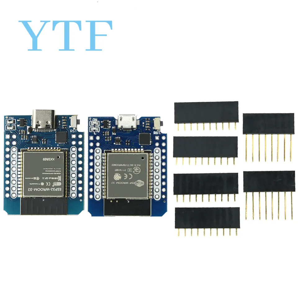 D1 Mini CH9102/CP2104 TYPE-C MICRO ESP32 WiFi+Bluetooth Internet of Things Development Board Based ESP8266 Fully Functional