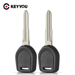 KEYYOU 10PCS Transponder Car Key Shell Case For Mitsubishi Eclipse Endeavor Galant Lancer Grandis I-Miev MIT11R MIT8 Blade