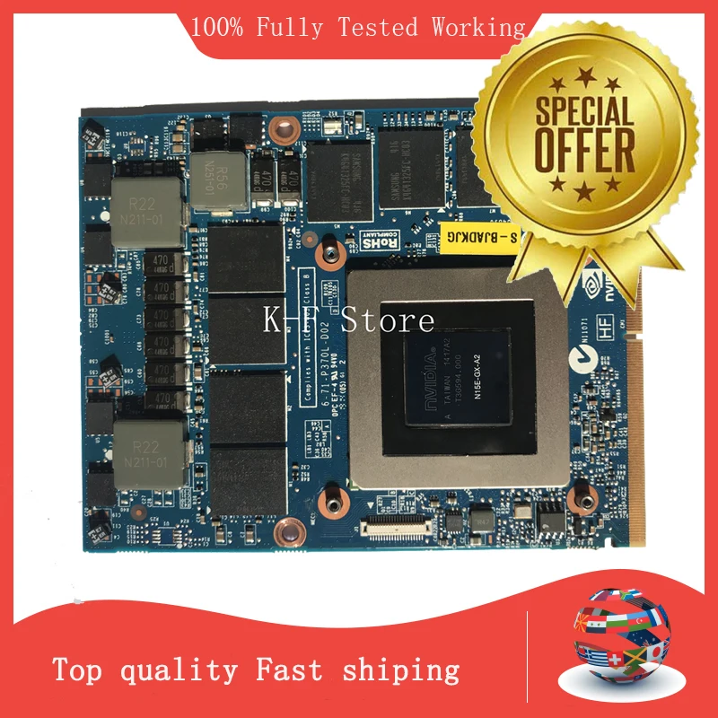 GTX 880M GTX880M N15E-GX-A2 DDR5 8GB Graphic Card For DELL M15X M18X P18E M6700 M6800 For HP 8770W Laptop Video Display Card