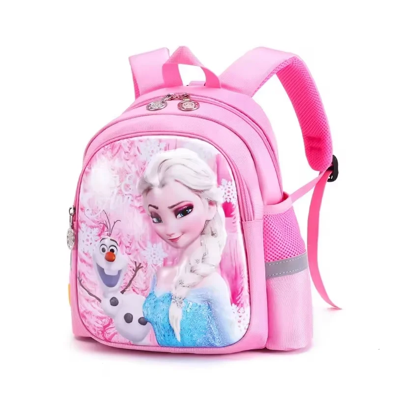 Disney Kindergarten Schoolbag Cartoon Elsa Shoulder Bag Girl Boy Handbag Baby Children Backpack Kid Frozen Schoolbag Backpack