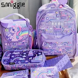 In Stock Genuine Australia Smiggle Kid Student School Bag Stationery Pen Case Lunch Bag Double Shoulder Backpack Stationery Gift