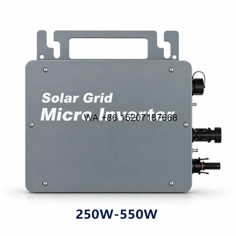 Wmwmnu 550W Balcony Solar Micro Inverter Plug And Play WiFi Monitoring