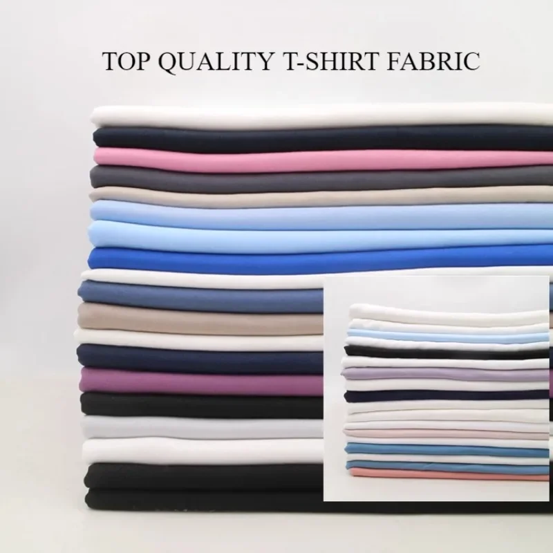 Top Quality Brand T-shirt Fabric Soft Comfirtable Knitted Cotton Fabrics